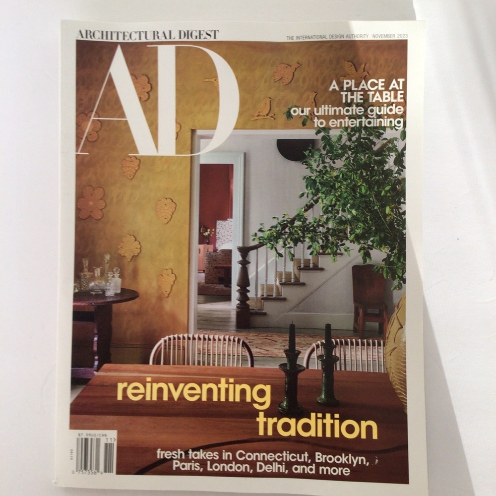 ARCHITECTURAL DIGEST NEVER READ NOVEMBER 2023 ISSUE NWT